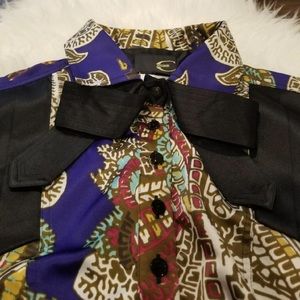 Just Cavalli midi dress Italy 44 geometry